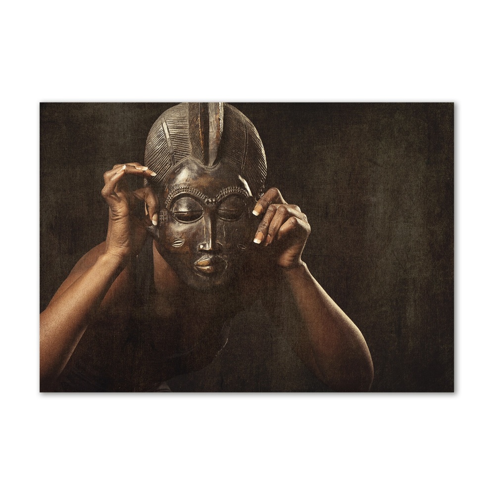 Acrylic print African mask