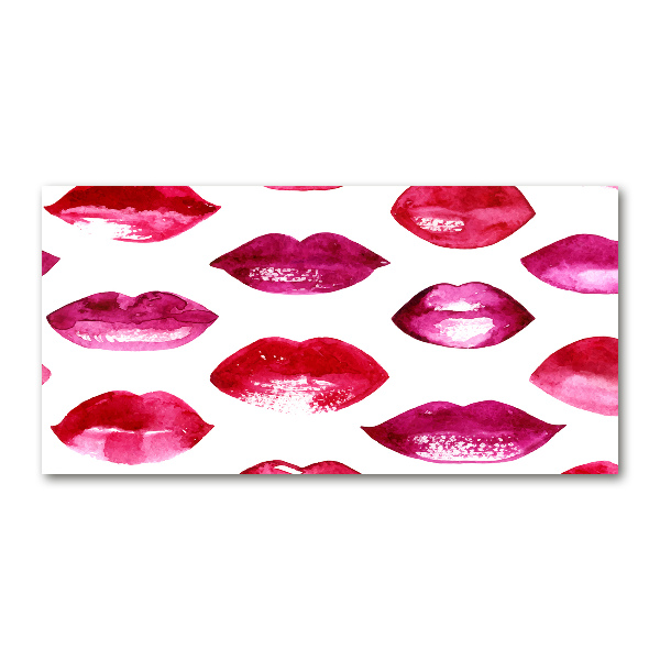 Wall art acrylic Red lips