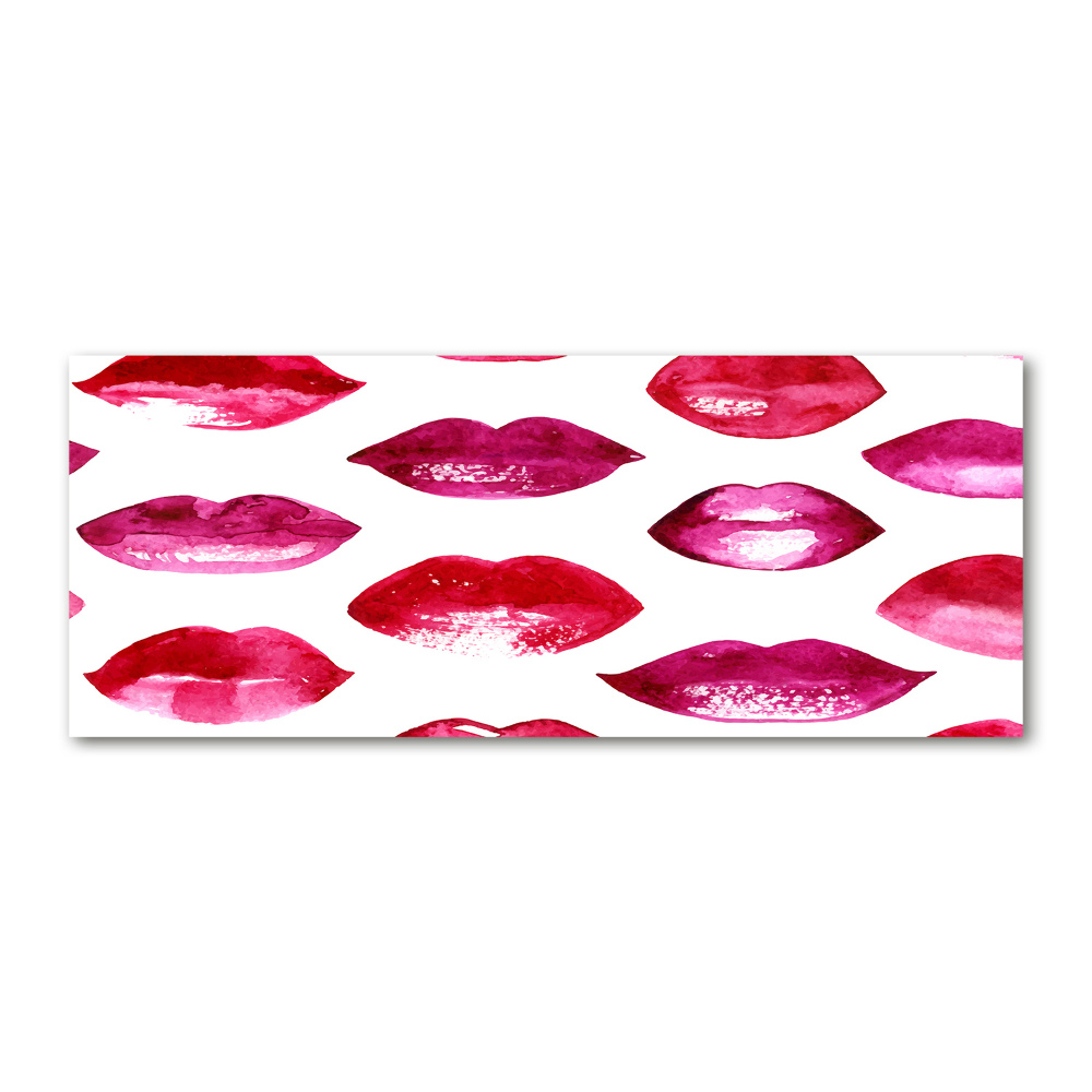 Wall art acrylic Red lips