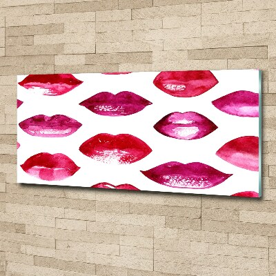 Wall art acrylic Red lips