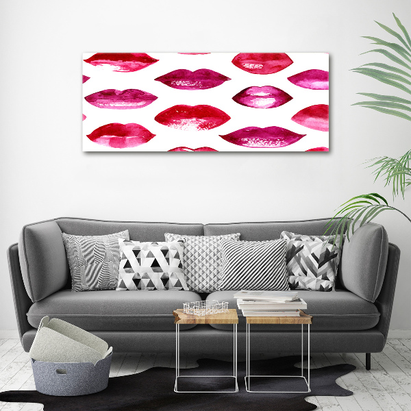 Wall art acrylic Red lips