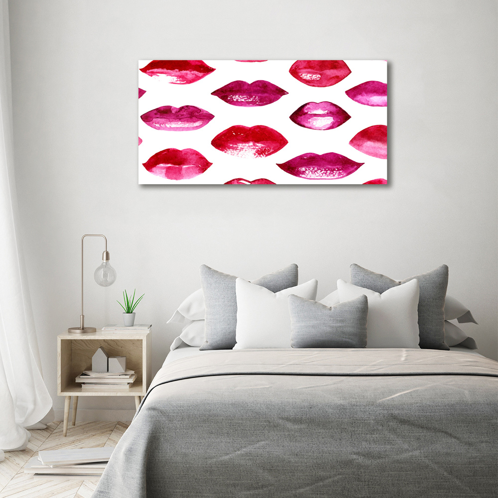 Wall art acrylic Red lips