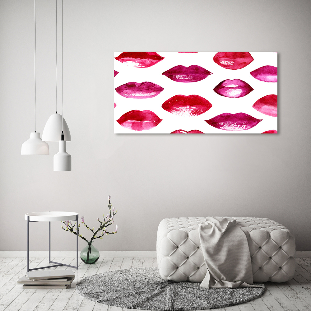 Wall art acrylic Red lips