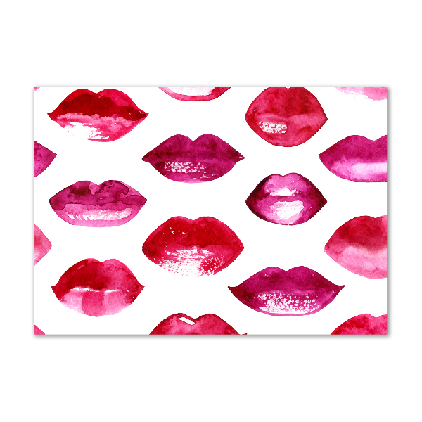 Wall art acrylic Red lips