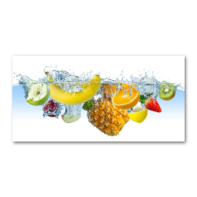 Wall art acrylic Fruit underwater