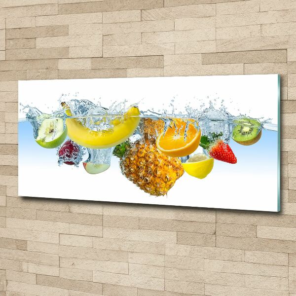 Wall art acrylic Fruit underwater