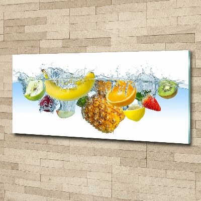 Wall art acrylic Fruit underwater