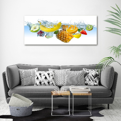 Wall art acrylic Fruit underwater