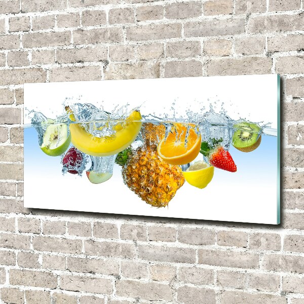 Wall art acrylic Fruit underwater