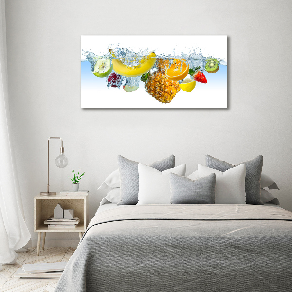 Wall art acrylic Fruit underwater