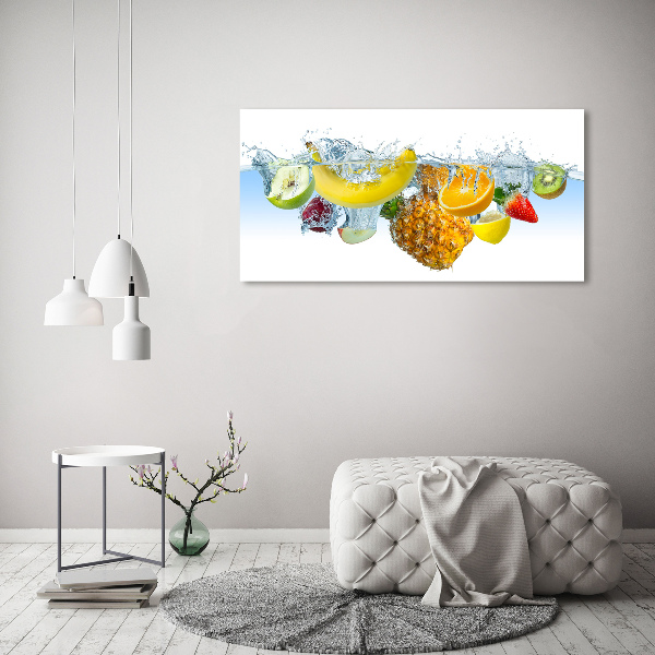 Wall art acrylic Fruit underwater