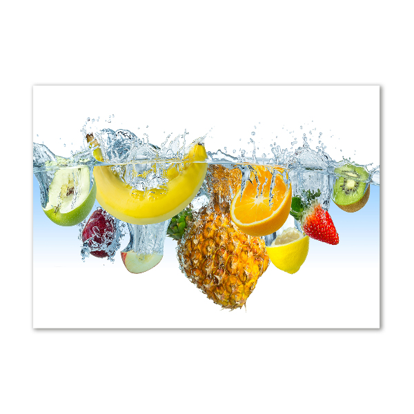 Wall art acrylic Fruit underwater