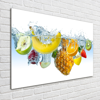 Wall art acrylic Fruit underwater