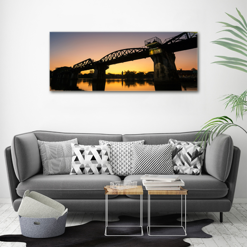 Acrylic wall art A bridge in Thailand