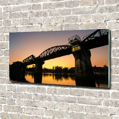 Acrylic wall art A bridge in Thailand