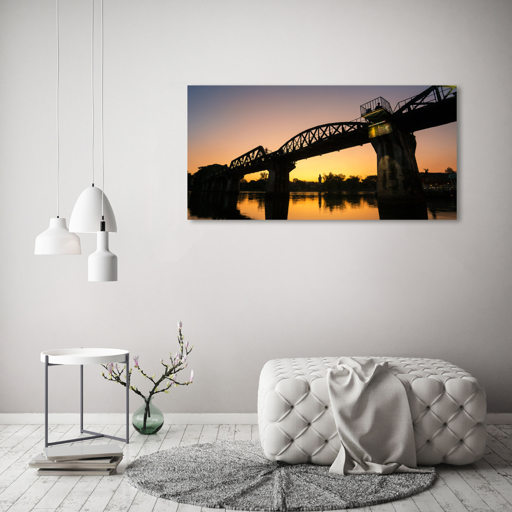 Acrylic wall art A bridge in Thailand