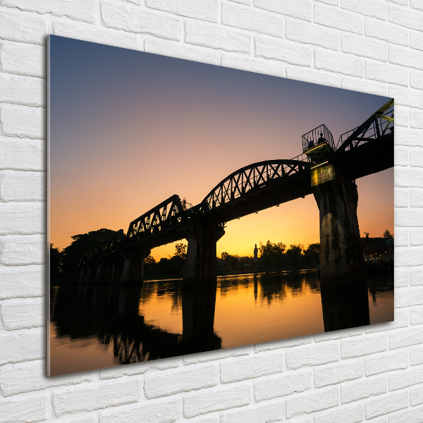 Acrylic wall art A bridge in Thailand