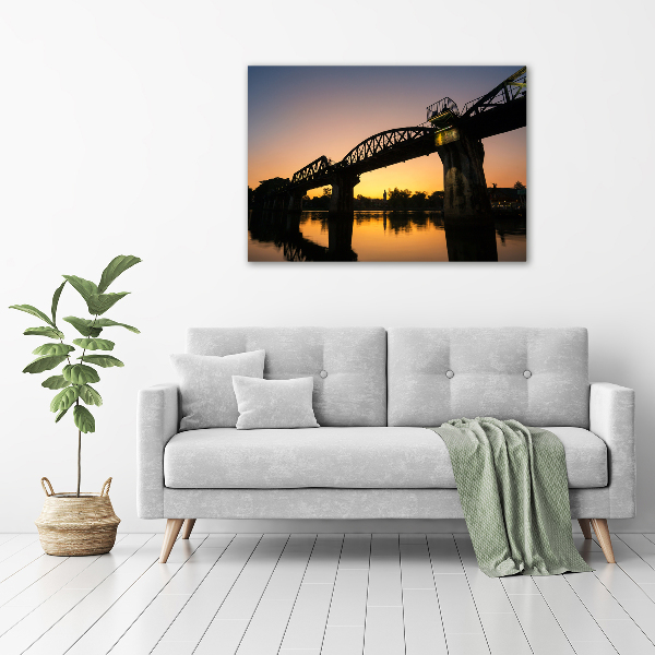 Acrylic wall art A bridge in Thailand