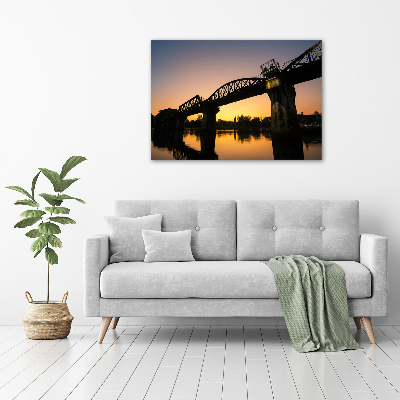 Acrylic wall art A bridge in Thailand