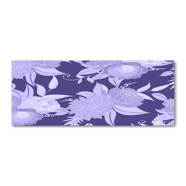 Wall art acrylic Floral pattern