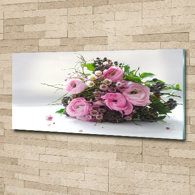 Wall art acrylic Bouquet of roses