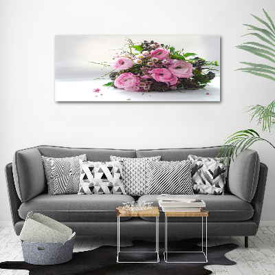 Wall art acrylic Bouquet of roses