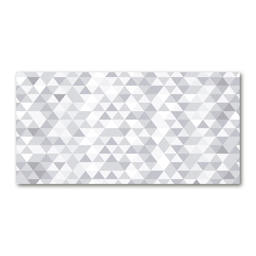 Acrylic wall art Gray triangles