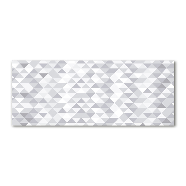 Acrylic wall art Gray triangles