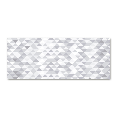 Acrylic wall art Gray triangles