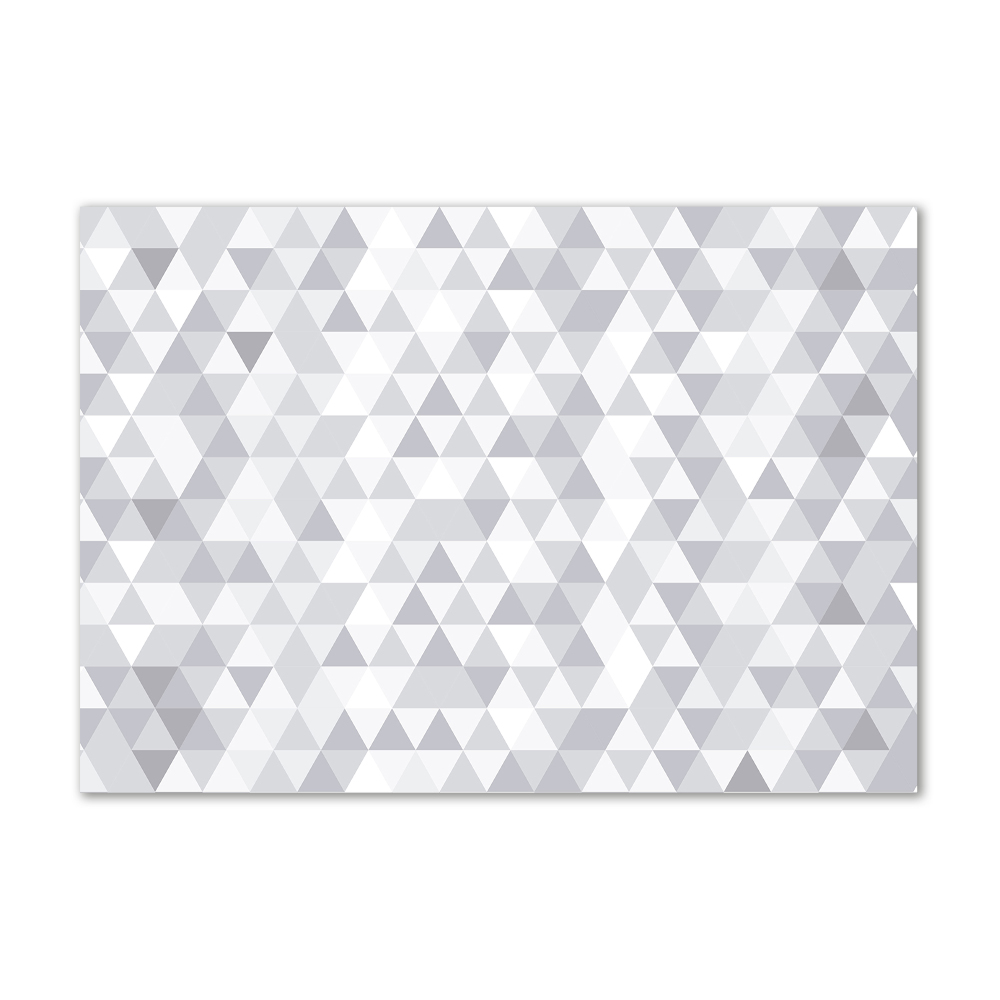 Acrylic wall art Gray triangles