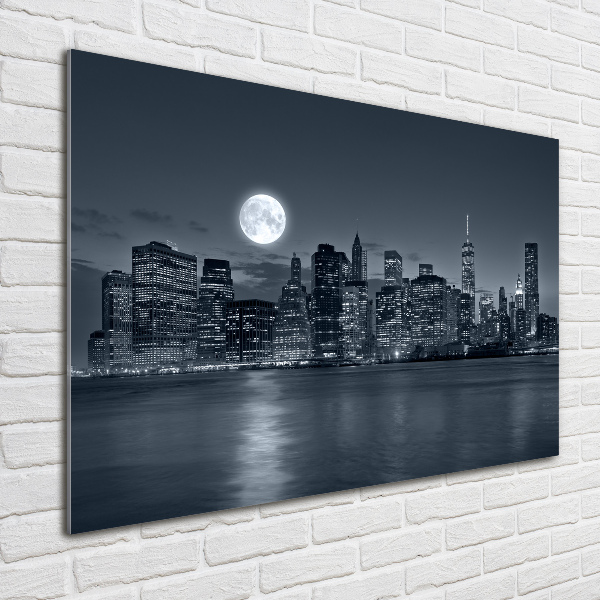 Acrylic print New York at night