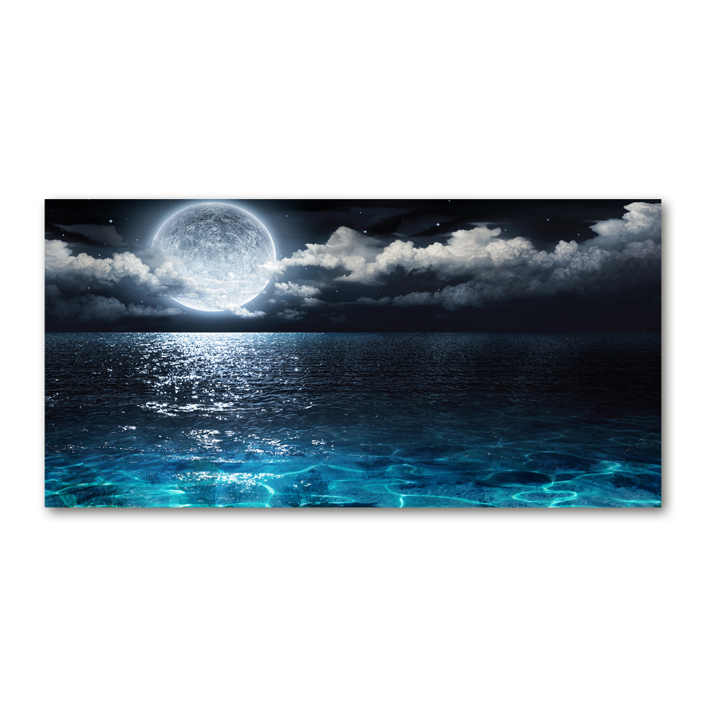 Acrylic wall picture full moon