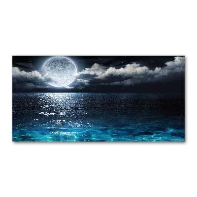 Acrylic wall picture full moon