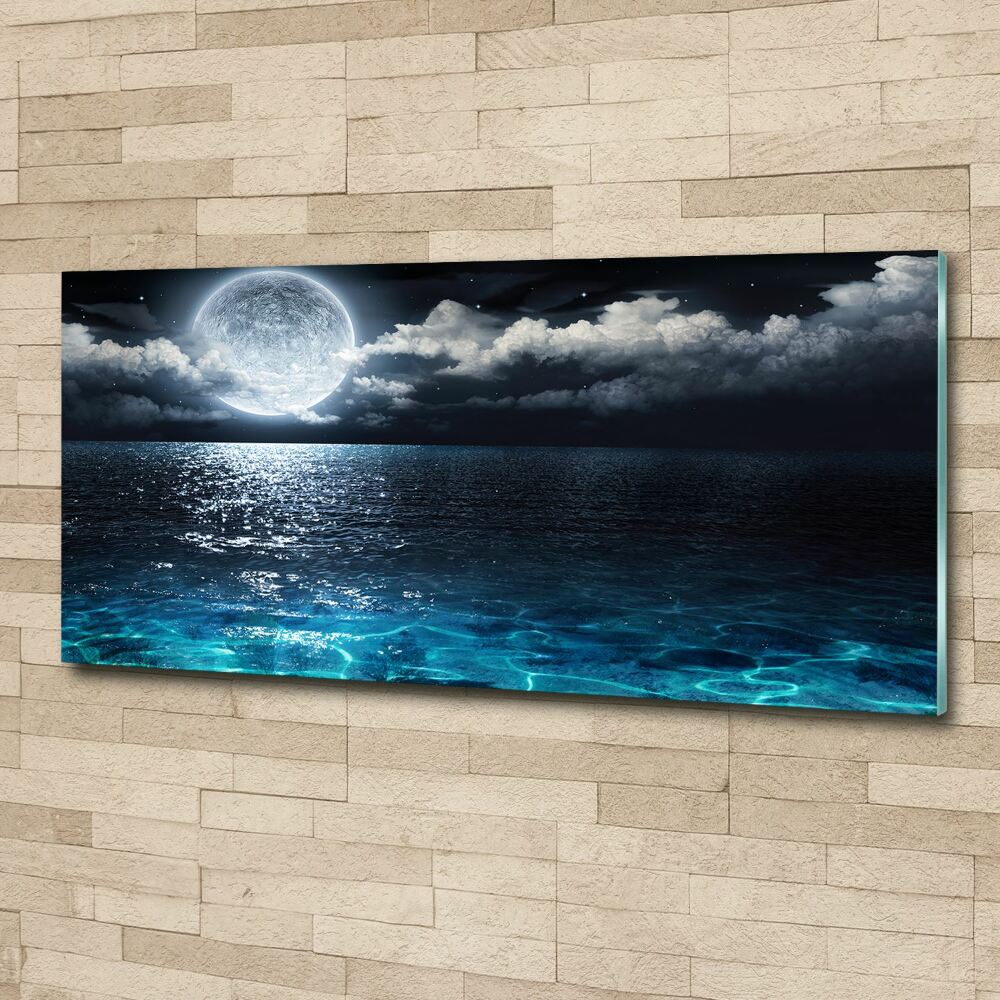 Acrylic wall picture full moon