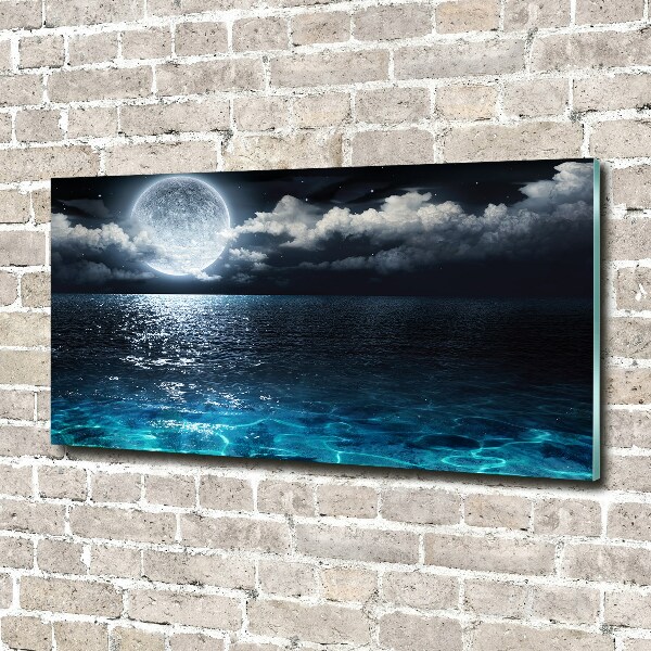 Acrylic wall picture full moon