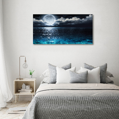 Acrylic wall picture full moon