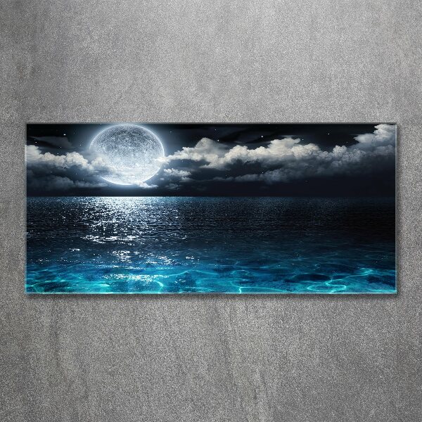 Acrylic wall picture full moon