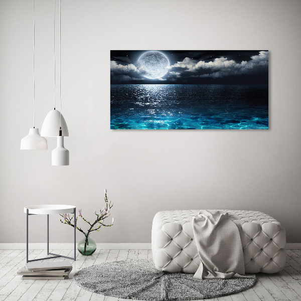 Acrylic wall picture full moon