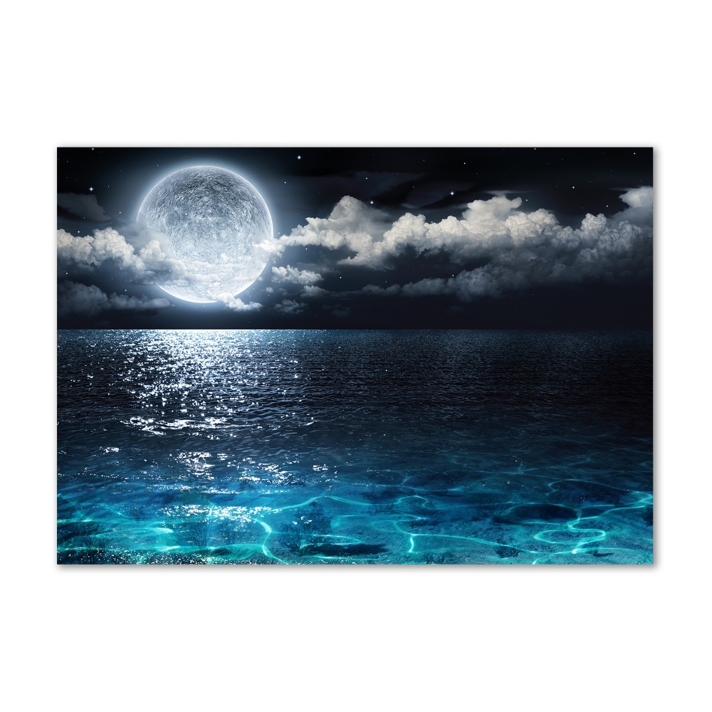 Acrylic wall picture full moon