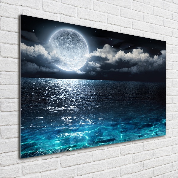 Acrylic wall picture full moon