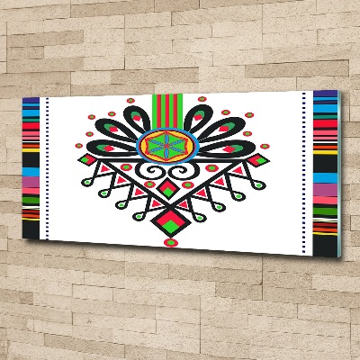 Acrylic wall art Polish folk pattern