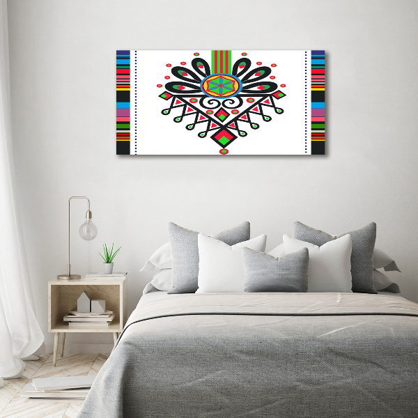 Acrylic wall art Polish folk pattern