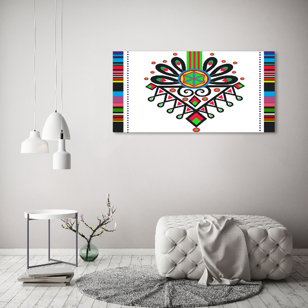 Acrylic wall art Polish folk pattern