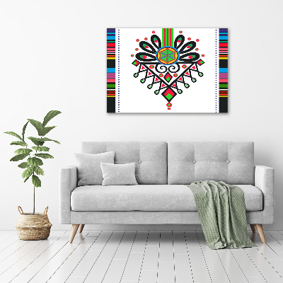 Acrylic wall art Polish folk pattern