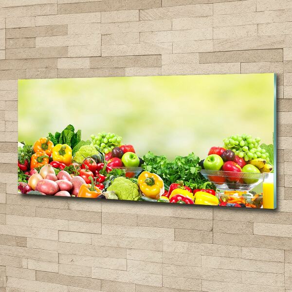 Print on acrylic Fruits and vegetables