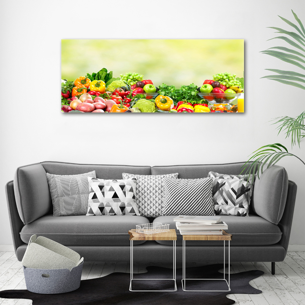 Print on acrylic Fruits and vegetables