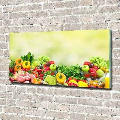 Print on acrylic Fruits and vegetables