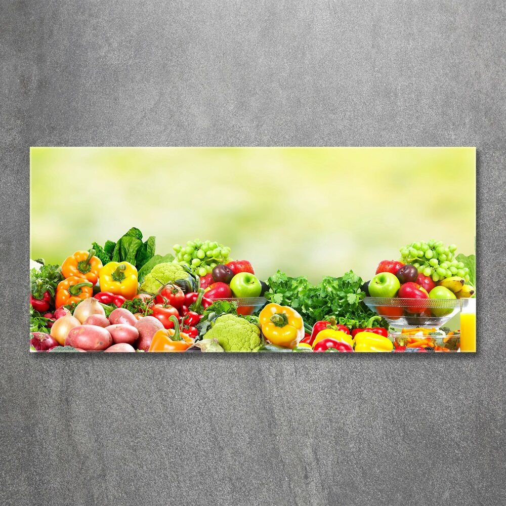 Print on acrylic Fruits and vegetables