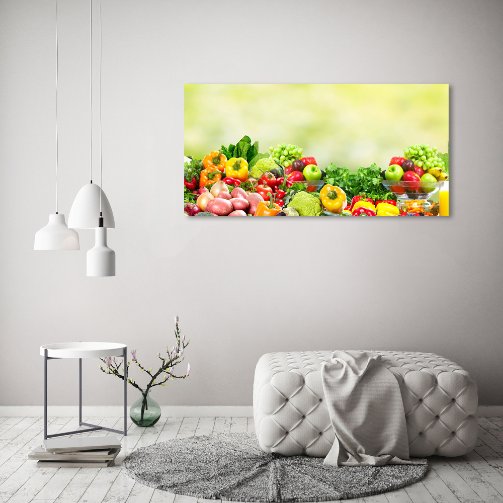 Print on acrylic Fruits and vegetables