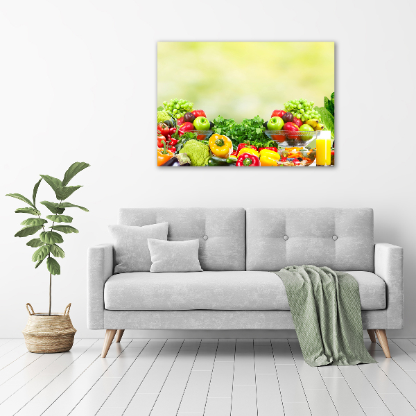 Print on acrylic Fruits and vegetables